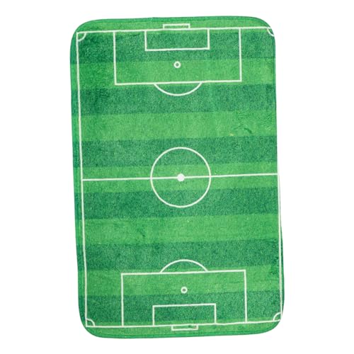 VICASKY Fußballmatte für Tischfussball Billard Fußball gepolsterter Fußball Mini-Fußball Fußballmatte Tischfußball Spielmatte Fußball-Brettspiele Fußballziel Polyester Green von VICASKY