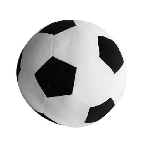 VICASKY Fußballspielzeug Plüschkugel Flauschiger Fußball Plüschtier Plüsch-fußball-wurfkissen Plüschballspielzeug Ballkissen Für Den Haushalt Weiches Plüschballkissen Kurzer Plüsch von VICASKY