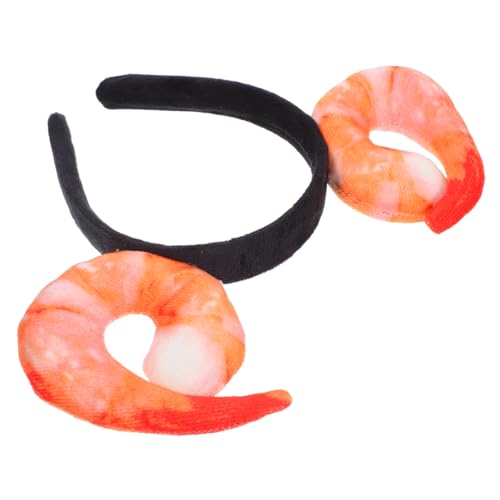 VICASKY Garnelen Stirnband Realistisches Haar Accessoire Niedlicher Kopfschmuck für Mottopartys und Lustiges Kostüm Accessoire für Erwachsene VICASKY Garnelen Stirnband Realistisches Haar Accessoire Niedlicher Kopfschmuck für Mottopartys und Lustiges Kostüm Accessoire für Erwachsene von VICASKY