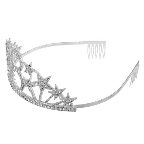 VICASKY Geburtstagskrone für Mädchen Geburtstag Tiara Stirnband mit Glitzernden Rhinestones Einzigartiger Dekorations Haarschmuck für Party von VICASKY