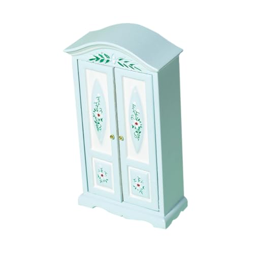 VICASKY Gedrucktes Kleider Schrank Modell Häuser winzig Puppenhausmöbel und Zubehör Mini-Vers Miniature Furniture Miniature Wardrobe Model Mini Kleiderschrank Mini-Möbelmodell hölzern VICASKY Gedrucktes Kleider Schrank Modell Häuser winzig Puppenhausmöbel und Zubehör Mini-Vers Miniature Furniture Miniature Wardrobe Model Mini Kleiderschrank Mini-Möbelmodell hölzern von VICASKY