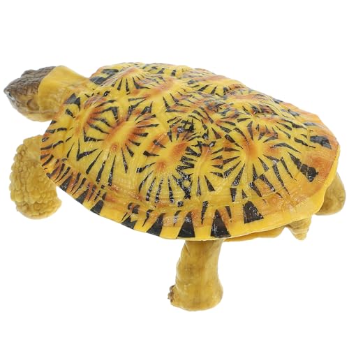 VICASKY Simuliertes Schildkrötenspielzeug Meeresschildkröten-skulptur Meeresschildkrötenstatue Meerestier-Statue Wildtiermodell Plastik Kleine Schildkröte Kuchen Kind von VICASKY