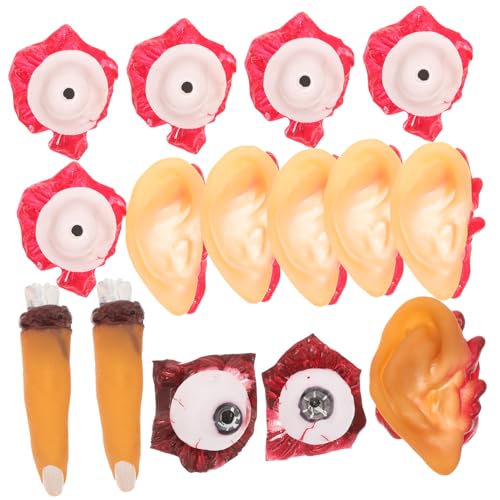 VICASKY Gehirn Halloween Handwerk Dekoration Werkzeug gruselig Handhalloween Requisiten Halloween grusel Halloween Costume Halloween Decor halloweendeko Halloween-Körperorgan von VICASKY