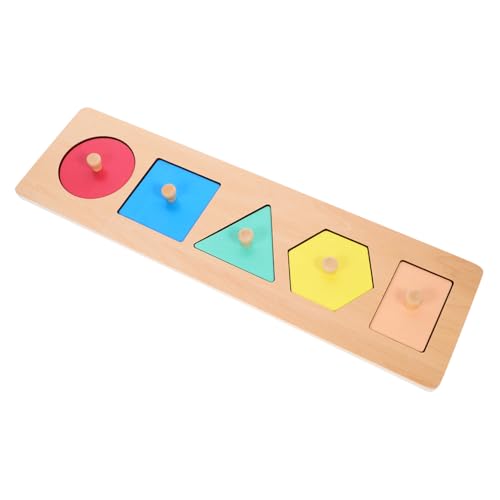 VICASKY Geometrische Tafeln Babyspielzeug Kleinkindspielzeug Puzzles Form Matching Brett Form Matching Kleinkind Sortierspielzeug Formen Für Kleinkinder Form Matching Puzzle von VICASKY