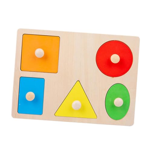 VICASKY Geometrisches Formenpuzzle Steckspielzeug Buntes Lernspiel für Fördert Farb Formenerkennung Sowie Feinmotorik und Denkentwicklung VICASKY Geometrisches Formenpuzzle Steckspielzeug Buntes Lernspiel für Fördert Farb Formenerkennung Sowie Feinmotorik und Denkentwicklung von VICASKY