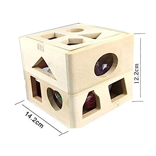 VICASKY Geometrisches Holzspielzeug Set Für Pädagogische Bausteine Für Jungen Und ädchen Ideal Für Kleinkinder Fördert Die Kreativität Und Motorik Zufällige Formen 12 Teilig VICASKY Geometrisches Holzspielzeug Set Für Pädagogische Bausteine Für Jungen Und ädchen Ideal Für Kleinkinder Fördert Die Kreativität Und Motorik Zufällige Formen 12 Teilig von VICASKY