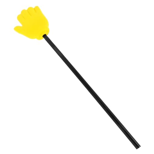 VICASKY Gestenstock Hochzeitsparty lustiges Flexibler Zeigestab Fingerzeiger Party partyzubehör Handzeiger Zeigestock Hand-Zeiger-Stick Zeiger für Party Zeigerstab Plastik Yellow von VICASKY