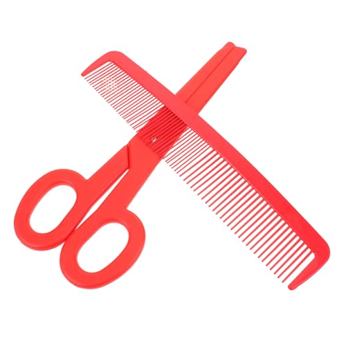 VICASKY Giant Clown Scissor und Kamm Leichte Bühnenrequisiten in Leuchtendem Rot Auffällige Kostümaccessoires für Theater Karneval Halloween und Rollenspiele VICASKY Giant Clown Scissor und Kamm Leichte Bühnenrequisiten in Leuchtendem Rot Auffällige Kostümaccessoires für Theater Karneval Halloween und Rollenspiele von VICASKY