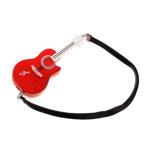 VICASKY Gitarre Rote Mini Gitarre Für Puppenhaus Dekoration Musikinstrumenten Mini Gitarrenmodell Für Puppen Und Spielzeugfiguren VICASKY Gitarre Rote Mini Gitarre Für Puppenhaus Dekoration Musikinstrumenten Mini Gitarrenmodell Für Puppen Und Spielzeugfiguren von VICASKY