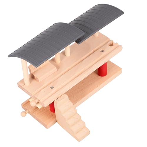VICASKY Gleiszubehör Achterbahn Zugpfeife Auto Zugplattform Gleismodell Rennstrecke dekorativer Doppelstockbahnsteig Kindermodell Simulationsbahnsteigmodell Holz Beige VICASKY Gleiszubehör Achterbahn Zugpfeife Auto Zugplattform Gleismodell Rennstrecke dekorativer Doppelstockbahnsteig Kindermodell Simulationsbahnsteigmodell Holz Beige von VICASKY