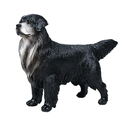 VICASKY Golden Retriever Ornament Hundespielzeug Für Mini Welpen Ornamente Für Für Jungen Kinderspielzeug Goldendoodle Ornament Golden Retriever Figuren Schwarzer Kunststoff von VICASKY