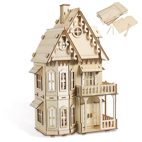 VICASKY Gothic Villa Puzzle aus Holz Kreatives Puzzle zum Zusammenbauen für zu Geburtstagen Halloween oder Besonderen Anlässen Fördert Kreativität und Räumliches Vorstellungsvermögen VICASKY Gothic Villa Puzzle aus Holz Kreatives Puzzle zum Zusammenbauen für zu Geburtstagen Halloween oder Besonderen Anlässen Fördert Kreativität und Räumliches Vorstellungsvermögen von VICASKY