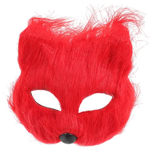 VICASKY Horror-Party- pelzige Fuchsmasken Halloweenkostüm halloween kostüm Tierdekor Erwachsenenmaske Cosplay-Halloween-Maske einzigartige Halloween-Party-Maske Abend Requisiten Japan von VICASKY