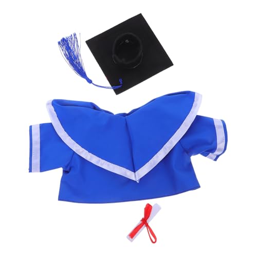 VICASKY Graduationskostüm für Bärenpuppen Teiliges mit Kapuze Talar und Zertifikat für Feierliche Anlässe für Fotoshootings und Partydekorationen VICASKY Graduationskostüm für Bärenpuppen Teiliges mit Kapuze Talar und Zertifikat für Feierliche Anlässe für Fotoshootings und Partydekorationen von VICASKY