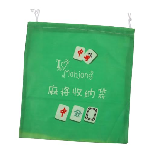 VICASKY Große Mahjong Aufbewahrungstasche Kordelzug Stoffbeutel Leicht Tragbar Langlebig Für Reise Mahjong Spiel Zubehör VICASKY Große Mahjong Aufbewahrungstasche Kordelzug Stoffbeutel Leicht Tragbar Langlebig Für Reise Mahjong Spiel Zubehör von VICASKY