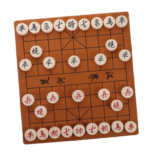 VICASKY Großes Chinesisches Schachspiel aus Holz mit Tragbarem Brett und Figuren Kindgerechtes Lernspielzeug für Reisen Fördert Strategisches und Spielerische Gehirnentwicklung VICASKY Großes Chinesisches Schachspiel aus Holz mit Tragbarem Brett und Figuren Kindgerechtes Lernspielzeug für Reisen Fördert Strategisches und Spielerische Gehirnentwicklung von VICASKY