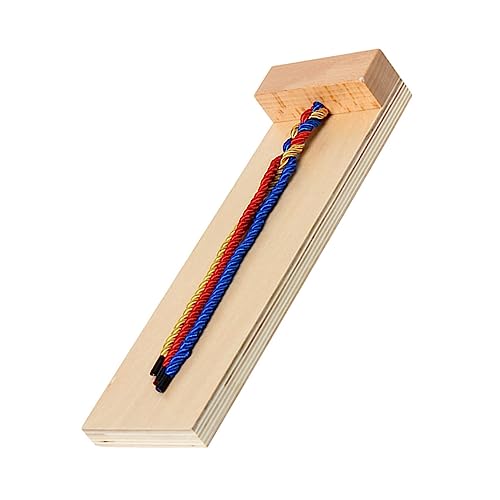 VICASKY Haarflechten aus Natürlichem Holz Sicheres Lernspielzeug für Mädchen zum Zöpfe Flechten Lernen Abgerundete Kanten Kindersichere Farbe Fördert Kreative Haarflechtfähigkeiten von VICASKY