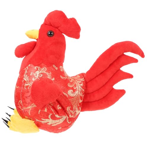 VICASKY Hahn Plüschtier Jubiläumsdekoration Pirat Papagei Puppe Halloween Valentinstag Dekoration Zimmerzubehör Figuren Hochzeitsdekoration Für Zeremonie Stoff Rot VICASKY Hahn Plüschtier Jubiläumsdekoration Pirat Papagei Puppe Halloween Valentinstag Dekoration Zimmerzubehör Figuren Hochzeitsdekoration Für Zeremonie Stoff Rot von VICASKY