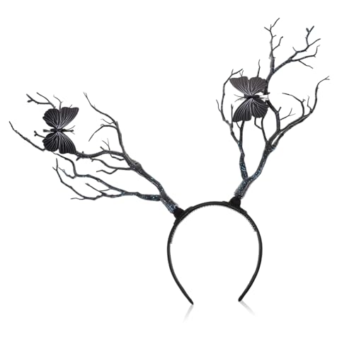 VICASKY Halloween Antler Headwear Damen Silikon Geweih Stirnband Leicht Tragbar Komfortabel Für Kostüm Party Requisiten VICASKY Halloween Antler Headwear Damen Silikon Geweih Stirnband Leicht Tragbar Komfortabel Für Kostüm Party Requisiten von VICASKY