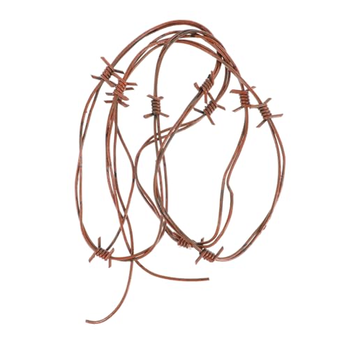 VICASKY Halloween Deko Teiliges Realistische Eisendraht Simulation Wattle Ornamente Braun Wiederverwendbare Gruselige Halloween Party und Haunted House Dekoration Innen und Außen von VICASKY