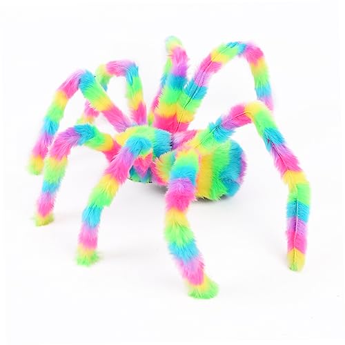 VICASKY ausgestopftes -Plüschtier Tierspielzeug Spielzeug für draußen Bidoof-Plüsch Plüschtier Spinne Halloween-Dekorationen Requisiten Spinne draussen Spinnennetz von VICASKY