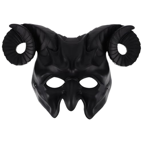 VICASKY Halloween Devil Mask Half Face Horror Mask Scary Horn Ghost Mask Monster Cosplay Mask for Halloween Cosplay Costume Accessory VICASKY Halloween Devil Mask Half Face Horror Mask Scary Horn Ghost Mask Monster Cosplay Mask for Halloween Cosplay Costume Accessory von VICASKY