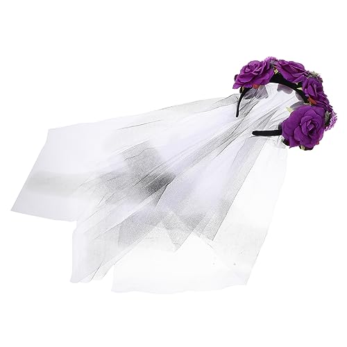 VICASKY Halloween Haarband mit Rosenmotiv Kostümzubehör für Partys und Fotos für und Mädchen für Halloween Cosplay und Feste VICASKY Halloween Haarband mit Rosenmotiv Kostümzubehör für Partys und Fotos für und Mädchen für Halloween Cosplay und Feste von VICASKY