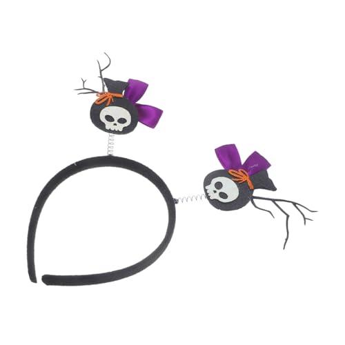 VICASKY Halloween Haarband mit Skelett Einzigartiges Kostümzubehör für Rollenspiele und Partys für Halloween Themenveranstaltungen Fotorequisiten und Schulfeiern Bequemes Design für von VICASKY