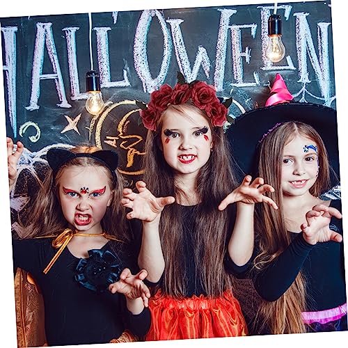 VICASKY Halloween Haarreif Damen mit Realistischer Rosenblüte und Fledermaus Bequemes Stirnband für Party Festliche Halloween Kopfbedeckung für Frauen und Mädchen VICASKY Halloween Haarreif Damen mit Realistischer Rosenblüte und Fledermaus Bequemes Stirnband für Party Festliche Halloween Kopfbedeckung für Frauen und Mädchen von VICASKY