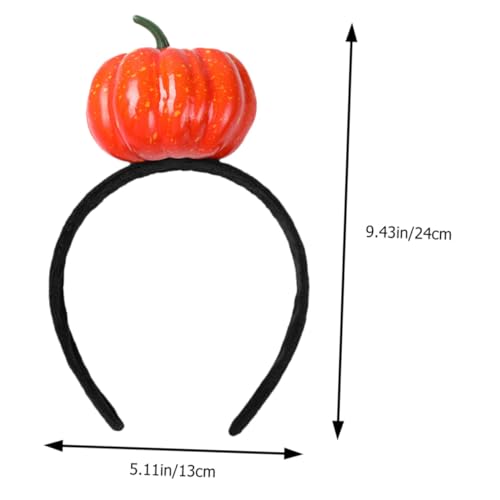 VICASKY Halloween Haarreif Kürbis Haarschmuck Cosplay Party Accessoire Wiederverwendbar Robust für Halloween Karneval Themenpartys von VICASKY