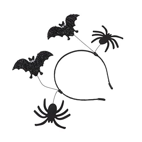 VICASKY Halloween Haarreif mit Spinnen und Fledermäusen Perfektes Kostümzubehör für Mädels bei Halloween Partys Atmungsaktiv Leicht und Bequem für Unvergessliche Fotos von VICASKY