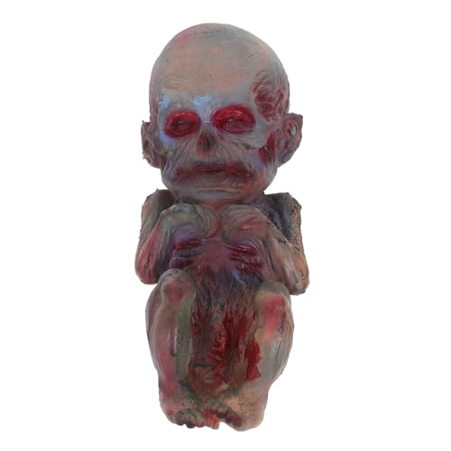 VICASKY Halloween Horror Mama Puppe Gruselige Deko Für Fluchtraum Unheimliches Geisterbaby Für Schaurige Für Halloween Party Und Dekoration Im Geisterhaus von VICASKY
