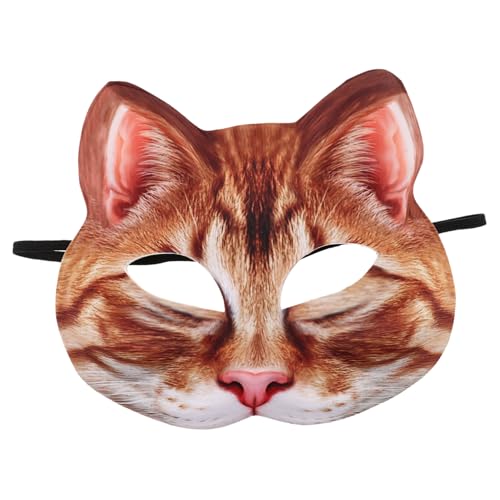 VICASKY Halloween Katzenmaske Halbgesichts Tiermaske für Männer und Frauen Verstellbar Leicht Bequem Wiederverwendbar Einfach zu Reinigen für Cosplay Maskenball und Kostümpartys VICASKY Halloween Katzenmaske Halbgesichts Tiermaske für Männer und Frauen Verstellbar Leicht Bequem Wiederverwendbar Einfach zu Reinigen für Cosplay Maskenball und Kostümpartys von VICASKY