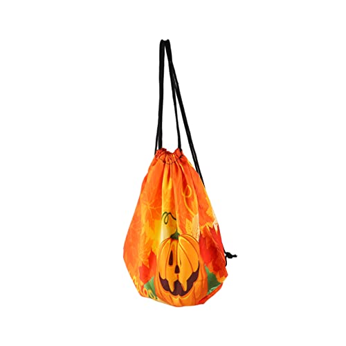 VICASKY Halloween Kordelzug Geschenktüte Lustige Kürbis Süßigkeitstasche für Halloween Festival und Geisterparty Äpfel Süßigkeiten und Kleine von VICASKY