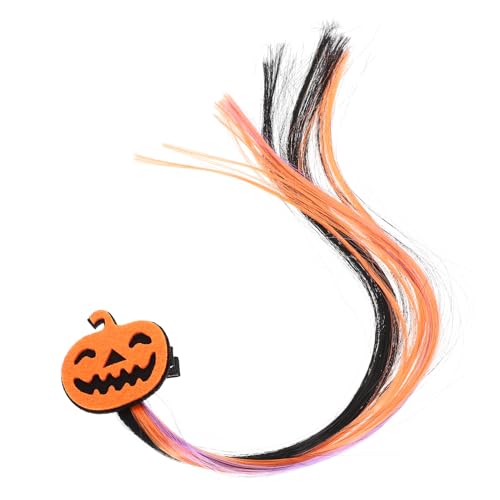 VICASKY Halloween Kürbis Haarspange rosa Haarspangen Zubehör Kostüm Halloween-Haarband halloween perücke perücken für halloween Kopfschmuck für Halloween Haarstyling-Clips Legierung Orange von VICASKY