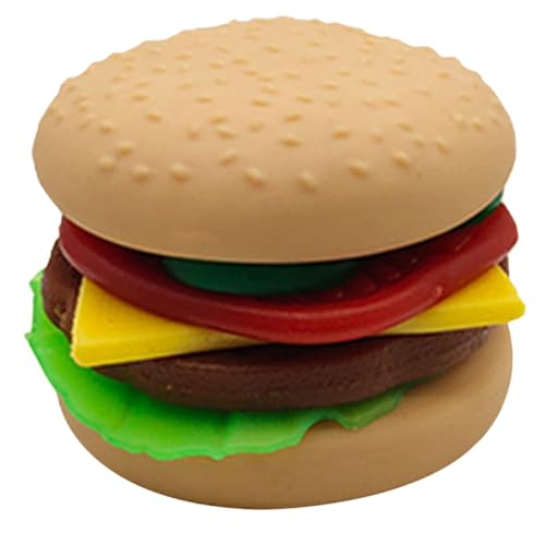 VICASKY Hamburger Erholen Sich Langsam Simulationsburgermodell Fake-Food-Ornament Drücken Sie Einen Gefälschten Hamburger Aus Burger-ausstellungsmodelle Elastizität Lebensmittel Kind von VICASKY
