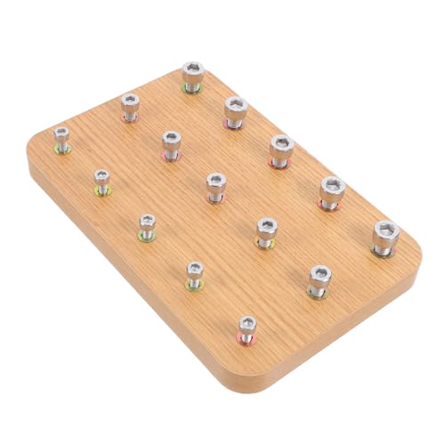 VICASKY Handaugenkoordinationstrainer Holzbrett für Fingerrehabilitation Effektives Handtrainingsgerät zur Unterstützung von Hemiplegie Patienten für Zuhause und Therapiezentren von VICASKY