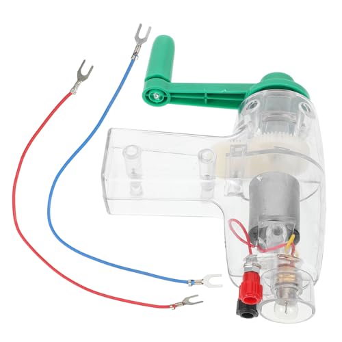 VICASKY Handgenerator handkurbel Generator handkurbelgenerator für Entdeckungen Lernspielzeug Wissenschaftliches Schülerspielzeug Kinderspielzeug Plastik Transparent VICASKY Handgenerator handkurbel Generator handkurbelgenerator für Entdeckungen Lernspielzeug Wissenschaftliches Schülerspielzeug Kinderspielzeug Plastik Transparent von VICASKY