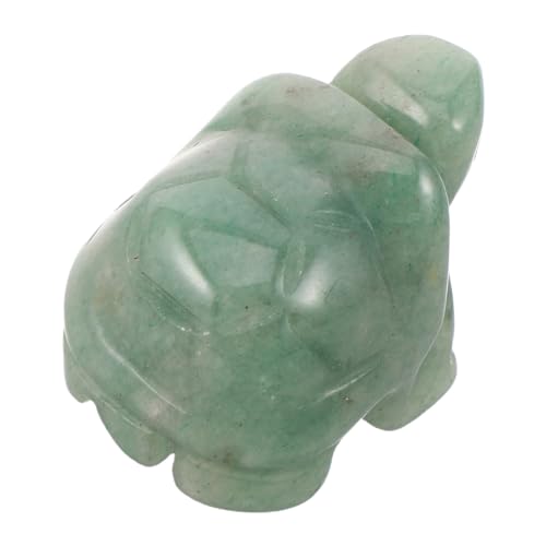 VICASKY Handpolierte Aventurin Kristall Schildkrötenfigur Mini Jade Dekofigur Glücksbringer Schutz Stein Skulptur für Vielseitige Wohn und Bürodekoration VICASKY Handpolierte Aventurin Kristall Schildkrötenfigur Mini Jade Dekofigur Glücksbringer Schutz Stein Skulptur für Vielseitige Wohn und Bürodekoration von VICASKY