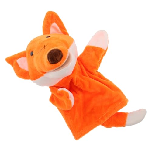 VICASKY Handpuppe Fuchs Plüschspielzeug Cartoon Fingerpuppe für Interaktives und Frühe Bildung Weiches Kuscheltier für Jungen und Mädchen Kommunikation und Fantasie von VICASKY