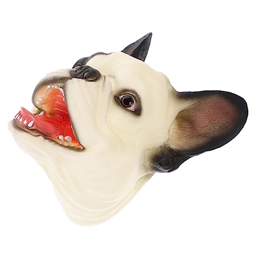 VICASKY Handpuppe Tierfiguren Ratte Hund Roboter Bausatz Taube Einhorn Welpe Plüsch Puppen Party Favors Party Vinyl Weiß von VICASKY