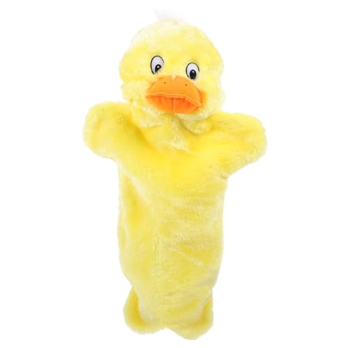 VICASKY Handpuppe Zum Geschichtenerzählen, Plüschtier-handpuppe, Cartoon-Ente-handpuppe von VICASKY