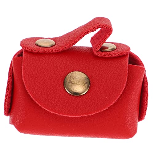 VICASKY Handtasche für Puppenhaus Kleines Rote Handtasche Tragbar und Zubehör für Modelle und Sammler VICASKY Handtasche für Puppenhaus Kleines Rote Handtasche Tragbar und Zubehör für Modelle und Sammler von VICASKY