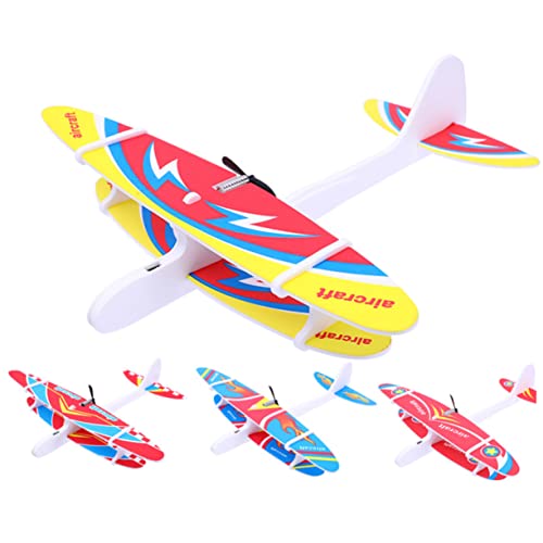 VICASKY Handwurf Segelflieger für Elektrischer Flugzeugmodell USB Wiederaufladbar für Outdoor Spiele Jungen für Partys und Feste Muster von VICASKY