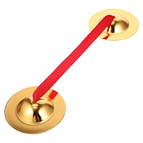 VICASKY Handzimbel Kleines Metall Percussion Instrument Klarer Robust für Erwachsene Geeignet für Tanz Bühnenmusik VICASKY Handzimbel Kleines Metall Percussion Instrument Klarer Robust für Erwachsene Geeignet für Tanz Bühnenmusik von VICASKY