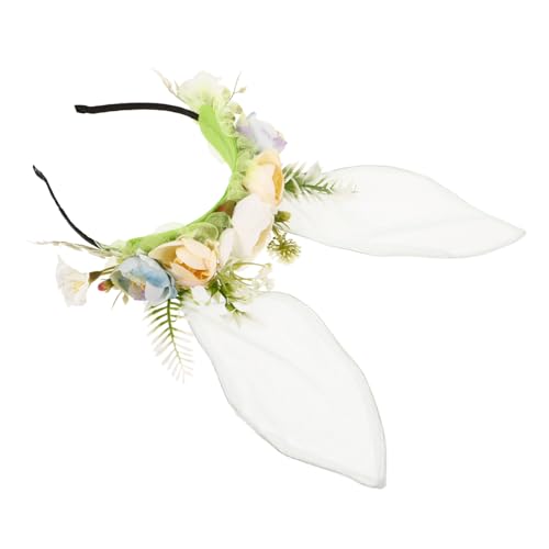 VICASKY Hasenohren Haarreif aus Weichem Material Leichtes Komfortables Party Haarband für Frauen für Kostüm Bühne Karneval und Osterfeier Charmantes Bunny Ohr Accessoire von VICASKY