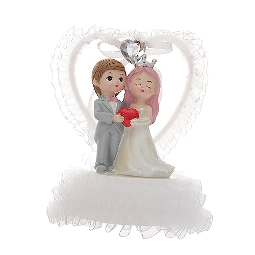 VICASKY Hochzeitspaar Figur Harz Dekoration für Hochzeitsfeiern Valentinstagsgeschenk Brautpaar Skulptur für Jubiläen und Persönliche Anlässe VICASKY Hochzeitspaar Figur Harz Dekoration für Hochzeitsfeiern Valentinstagsgeschenk Brautpaar Skulptur für Jubiläen und Persönliche Anlässe von VICASKY