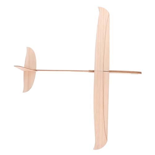VICASKY Hölzerne Handwurfflugzeug Flugzeug-gastgeschenke Segelflugzeug Flugmodelle Modellflugzeug-bausätze Modellbausatz Doppeldecker Flugzeugmodell Flugzeughandwerk Wurfgleiter Holz Khaki von VICASKY
