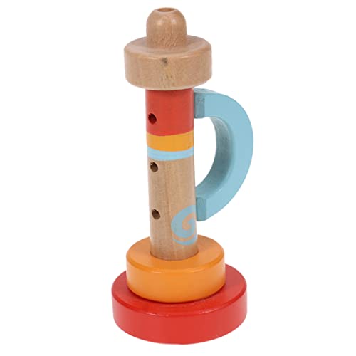 VICASKY Hölzerne Trompete Für Kreatives Musikinstrument Early Educational Toy Kleinkinder Für Musikalische Frühförderung Und Spielspaß von VICASKY