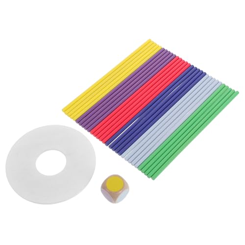 VICASKY Holz Balance Sticks Spiel Buntes Balancierspiel für Hand Auge Koordination und Farbenerkennung Pädagogisches Geschicklichkeitsspiel für Familie Reisen und Partyspaß von VICASKY